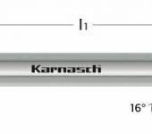 Karnasch Micro-radiusfrees, 2-snijder, D-CC Diamantcoating voor hardmetaalbewerking