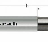 Karnasch VHM-hoekradiusfrees Superfinish, 4-snijder, kort, Rockwell cutter, UFX-3-coating,