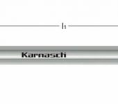 Karnasch VHM-afbramer 45° voor onder- en bovenzijde, extra lang, DCA-06 Diamant-coating