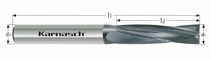 Karnasch VHM finishfrees "UGT" Ø10,0/L2= 40/Z=4 DCA06 Plus diamantcoating Art: 29030510004004