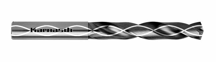 Karnasch VHM-boor met binnenkoeling Ø7,3 / boordiepte= 43, Cyl. opname, DVC-X1-coating²-coating Art: 2204090730043