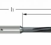 Karnasch VHM Precisieruimer HPC, cilindrische opname, linkse spiraal, rechtssnijdend