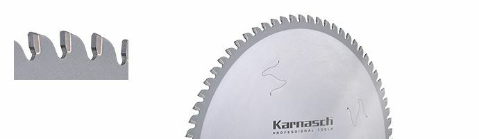 Karnasch HM Cirkelzaagblad, Dry-Cutter voor RVS 190x1,8/1,4x30/20mm 48 WWF - NL: UNI1 Art: 107300190010