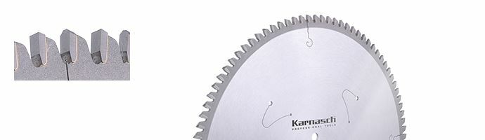Karnasch HM cirkelzaagblad universeel voor kunststof en ALU 216x2,8/2,0x30mm 60 TFN - NL: UNI1 Art: 108000216010