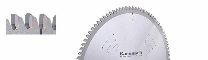 Karnasch HM cirkelzaagblad negatief voor ALU, kunststof profielen 500x4,2/3,6x30mm 140TFN NL: 2-9-46,4+UNI2+2-10,5-70 Art: 111100500020 BESTSELLER