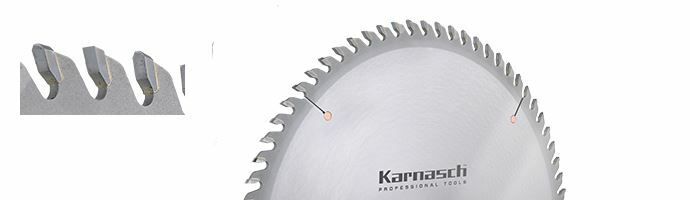 Karnasch HM cirkelzaagblad voor plaatdeling 355x4,4/3,2x75mm 72 TFP Art: 111510355010