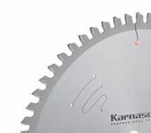 Karnasch HM cirkelzaagblad voor platen deling, holle tand, Dach-Flach negativ
