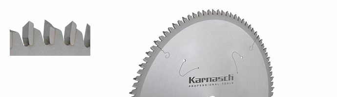 Karnasch HM cirkelzaagblad, extreme wisseltand 35° 250x3,2/2,2x30mm 80 WZE-N - NL: UNI Art: 111615250010