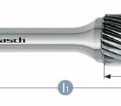 Karnasch HM freesstift ongecoat Type ZYA/HP-2