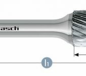 Karnasch HM freesstift ongecoat Type ZYA/HP-1