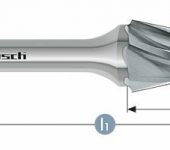 Karnasch HM freesstift ongecoat Type SKM/HP-7