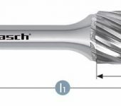Karnasch HM freesstift ongecoat Type ZYA/HP-9