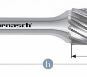 Karnasch HM freesstift ongecoat Type WRC/HP-9