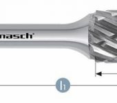Karnasch HM freesstift ongecoat Type ZYA/HP-8