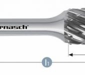 Karnasch HM freesstift ongecoat Type WRC/HP-8