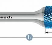 Karnasch HM freesstift Blue-Tec gecoat SPG/HP-4