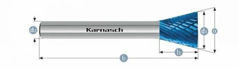 Karnasch HM freesstift Blue-Tec gecoat WKN/HP-3 BESTSELLER