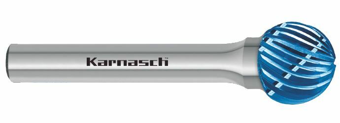 Karnasch HM freesstift Blue-Tec gecoat KUD/ HP-8 d1= 12 / l2= 11,4 / d2= 6 / l1= 56mm Art: 116044025