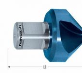 Karnasch HSS-XE verzinker 90°, Weldonopname 19mm, Blue-Tec gecoat
