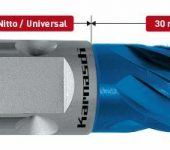 Karnasch HSS-XE kernboor Blue-Line30 , snijdiepte 30 mm, Nitto/Uni-opname 19 mm, DURABLUE gecoat