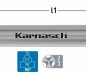 Karnasch HSS-XE verzinker 90°, RAPID-CUT, 3-vlaksopname