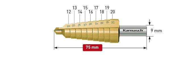 Advanced Line Stufenbohrer HSS TIN - Gewerbliche Werkzeuge im Test