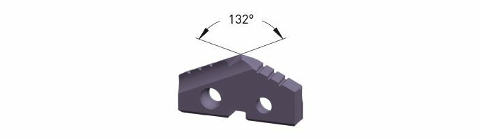 Karnasch PM25 insert voor boorhouder/gecoat voor Alu, Messing, koper, Ø38,00mm Art: 2230100380