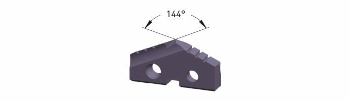 Karnasch PM15 insert voor boorhouder/gecoat voor Alu, Messing, koper, Ø80,00mm Art: 2235100800