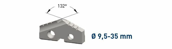 Karnasch HM20/30 insert voor boorhouder/gecoat voor abrasieve Materialen: GFK, CFK, Grafiet, Ø30,00mm Art: 2255100300