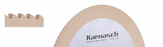 Karnasch Cirkelzaag HSS Dmo5 gecoat Ø225x2,0x32mm 120 HZ Art: 51040225210