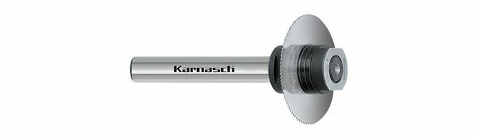 Karnasch cirkelzaagopname aan voorzijde d2/d3 = 10 -16 mm L1 = 100 mm Art: 561001016