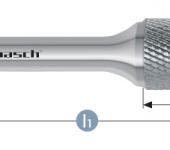 Karnasch HM freesstift ongecoat Type MICRO RBF/HP-11