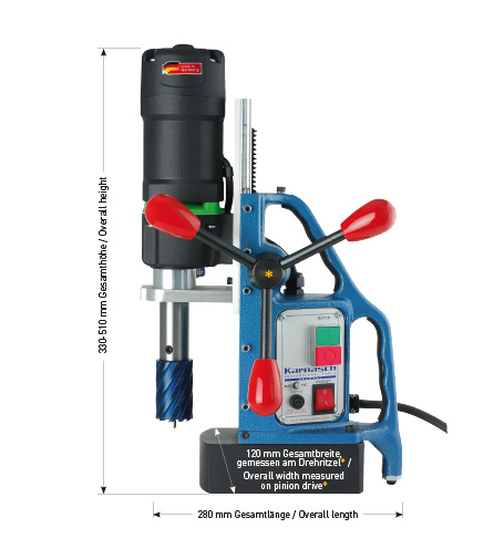 Karnasch magneetboormachine KA40 SENSOR 230 Volt Europe-Version Art: 208021010 BESTSELLER