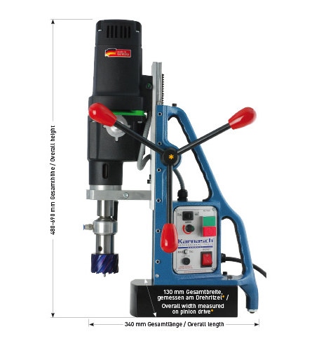Karnasch magneetboormachine KATV100 SENSOR 230 Volt Europe-Version Art: 208029010 BESTSELLER