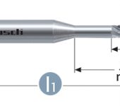 Karnasch VALUETOOL HM freesstift ongecoat type WRC/ HP-3 d1= 3,0 / l2= 14 / d2= 3 / l1= 38mm Art: 113021026