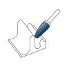 Karnasch VALUETOOL HM stiftfrees d1=16,0/l2=33/d2=6/l1=78mm ongecoat type KEL/HP-3 Art: 113081061
