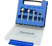 Karnasch Verzinker-set HSS-XE, 100° met ongelijke snijkant-verdeling 6.3, 10.4, 16.5, 20.5, 25,0 mm art. 201656