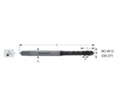 Karnasch VALUETOOL HSSE-PM Machinetap MF8x1,0/DIN371/DVC-XN voor blinde gaten art. 2020530810